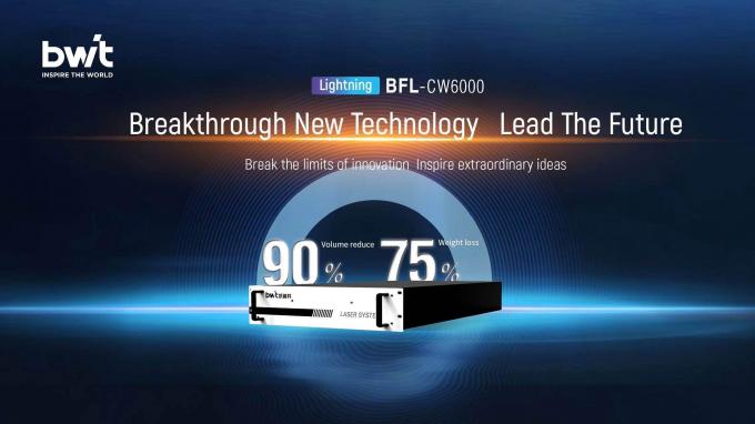 últimas noticias de la compañía sobre BWT lanza el laser de la fibra del relámpago 6000W | Más pequeño, más ligero y más elegante  0